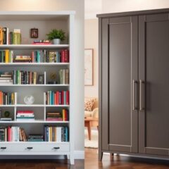 Regał otwarty czy zamknięty: praktyczne różnice, które warto znać przy wyborze mebla