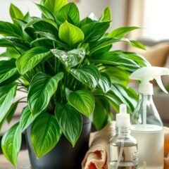 Czyszczenie liści roślin domowych: skuteczne metody i typowe błędy, które warto znać