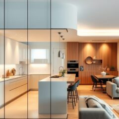 Szklana ścianka między kuchnią a salonem: praktyczne wskazówki na trwałe i funkcjonalne oddzielenie przestrzeni