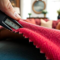 Test Martindale dla tkanin obiciowych: jak ocenić wytrzymałość i dobrać materiał do mebli