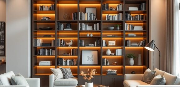 Biblioteczka jako funkcjonalny mebel do podziału stref w salonie – praktyczne pomysły i rozwiązania