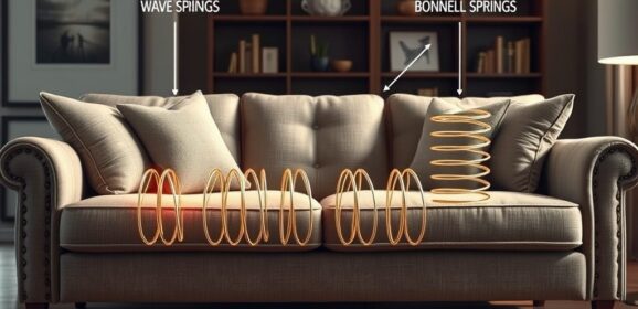 Sprężyny faliste czy bonellowe w sofie: jak wybrać optymalne podparcie i komfort na co dzień