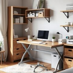 Biurko składane do małego mieszkania: praktyczne rozwiązania oszczędzające miejsce i ułatwiające pracę
