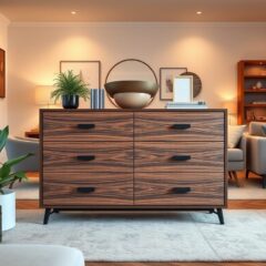 Komoda jako praktyczny i stylowy sposób na trwały podział przestrzeni w pomieszczeniu