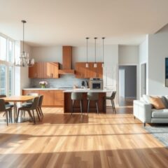 Podłoga dzieląca kuchnię i salon: jak wybrać materiały i łączenia, by zachować funkcjonalność i estetykę na lata