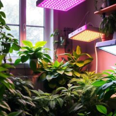 Jak efektywnie doświetlać rośliny w mieszkaniu: dobór lamp, czas i odległość dla zdrowego wzrostu