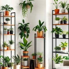 Półki i stojaki na rośliny: jak wybrać funkcjonalne i stylowe rozwiązania do każdego wnętrza