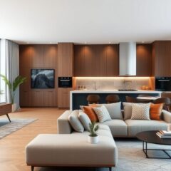 Aneks kuchenny w salonie: jak zaplanować funkcjonalną i estetyczną przestrzeń dzienną z podziałem na strefy