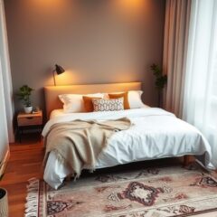 Jak optymalnie ustawić łóżko w kawalerce, by wydzielić komfortową i funkcjonalną strefę snu