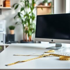 Jak precyzyjnie zmierzyć miejsce na biurko, by zapewnić ergonomię i komfort pracy