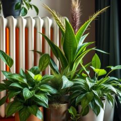 Rośliny przy kaloryferze: jak wybrać i pielęgnować, by uniknąć przesuszenia i uszkodzeń liści