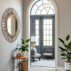 Lustro w strefie wejściowej: gdzie powiesić dla funkcji, stylu i harmonii feng shui