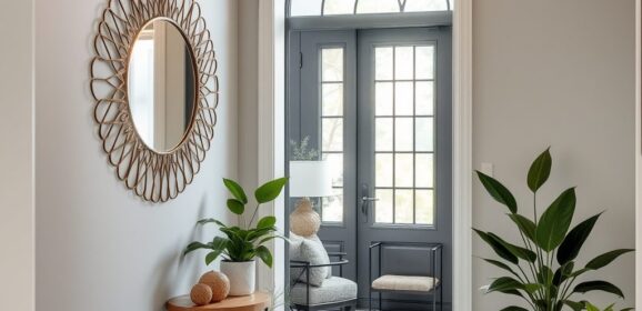 Lustro w strefie wejściowej: gdzie powiesić dla funkcji, stylu i harmonii feng shui