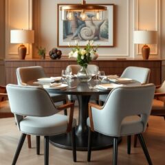 Jak wybrać krzesła do salonu z jadalnią, by łączyły wygodę, styl i funkcjonalność