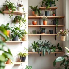 Półki na rośliny do małego mieszkania: jak wybrać funkcjonalne i stylowe rozwiązania oszczędzające przestrzeń
