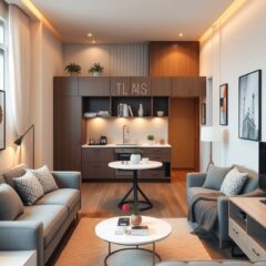 Mały salon podzielony na strefy: jak funkcjonalnie i stylowo wykorzystać każdy centymetr przestrzeni