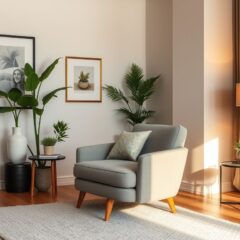 Fotel jako praktyczny element podziału stref w salonie — jak go ustawić, by zachować komfort i funkcjonalność