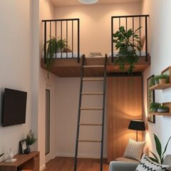 Antresola i podest w kawalerce: jak zaprojektować funkcjonalną i stylową przestrzeń na ograniczonym metrażu