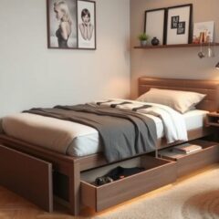Łóżko do kawalerki: jak wybrać funkcjonalny model łączący komfort i oszczędność miejsca