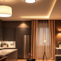 Różne rodzaje oświetlenia kuchni i salonu: jak łączyć funkcjonalność z atmosferą i oszczędzać energię